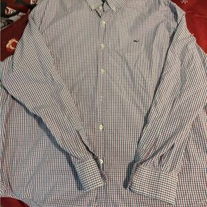 Vineyard Vines Button Down Shirt Size XXL men’s whale plaid
